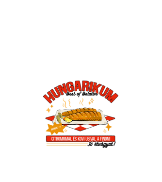 Hekk Hungarikum minta fehér pólón