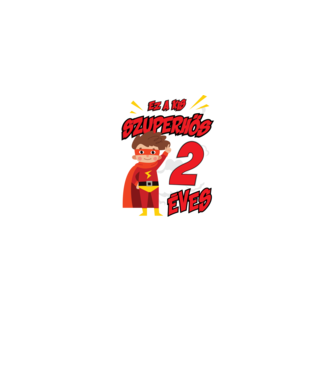 Ez a kis szuperhős 2 éves minta farmerkék pólón