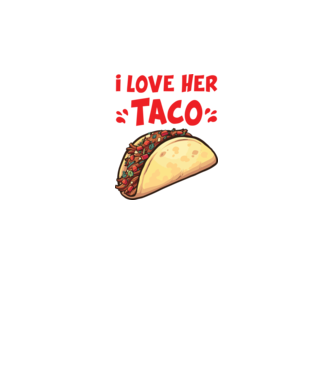 Couple TACO minta fehér pólón