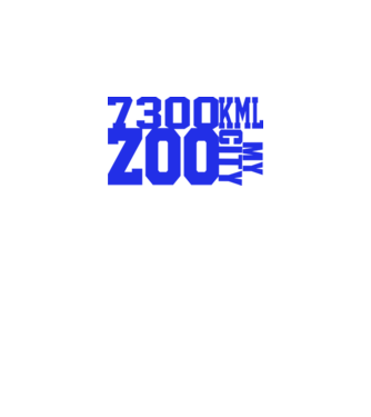 Zoo minta fehér pólón
