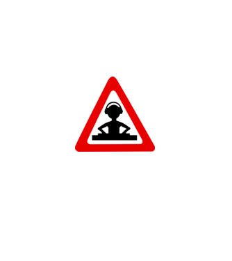 djwarning minta fehér pólón