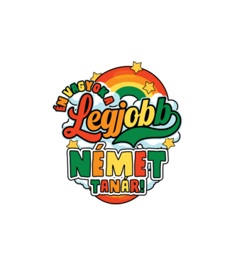 Legjobb német tanár minta fehér pólón