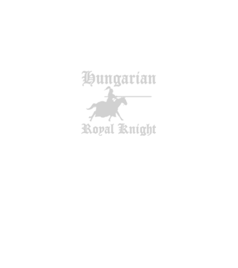 Hungarian royal knight minta fekete pólón