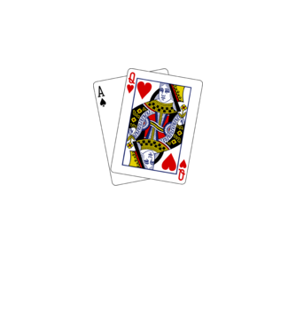 Card AQ minta fekete pólón