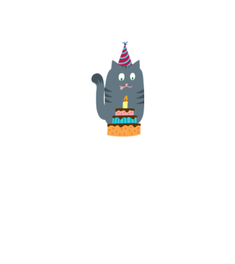 cat_cake minta fehér pólón