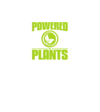 powered_by_plants minta fehér pólón