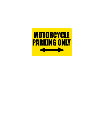 Motorcycle parking only minta dusty pink pólón
