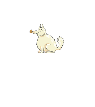 dog_08 minta szürke pólón