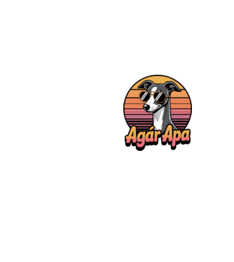 Agár Apa minta neonsárga pólón