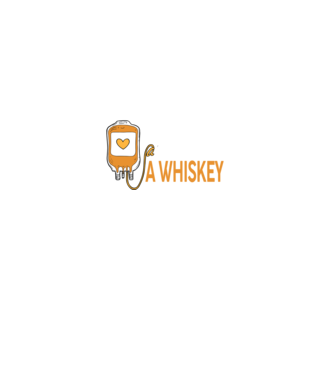 Vészhelyzet esetére a vércsoportom a Whiskey minta fekete pólón