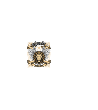KINGS ARE BORN 1995 - SZEPTEMBER minta sötétkék pólón