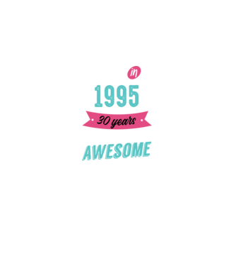 Made in 1995 minta fekete pólón