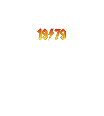 Rock születésnap 1979 Szeptember minta fekete pólón