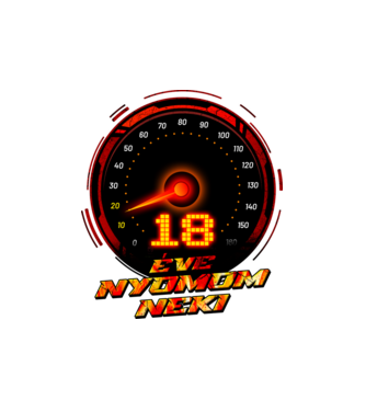 Nyomom neki 18 éve minta fehér pólón