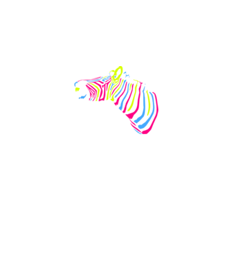 colorzebra-3color minta fekete pólón