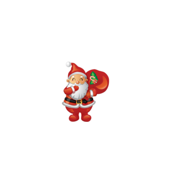 santa4 minta királykék pólón