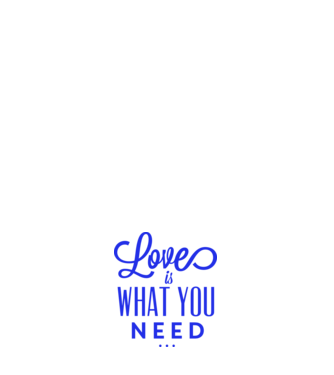love what u need minta világoskék pólón