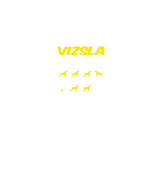Makacs vizsla trükkjei minta fekete pólón