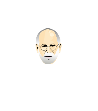 1001stevejobs minta szürke pólón