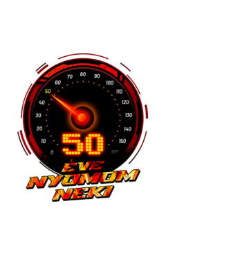 Nyomom neki 50 éve minta fehér pólón