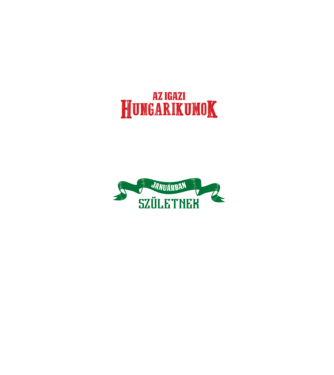 Szülinapos hungarikum JANUÁR minta fekete pólón