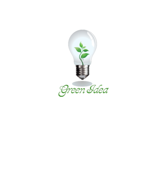 green idea minta királykék pólón