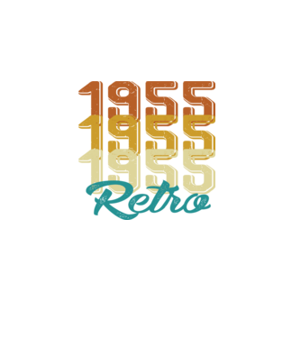 RETRO - 1955 minta fekete pólón