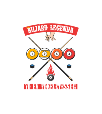 Biliárd legenda született 1953 minta fehér pólón