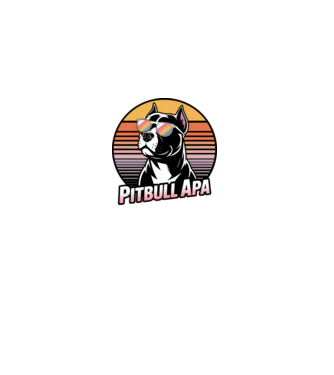 Pitbull Apa minta fekete pólón