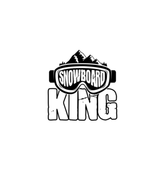 Snowboard king 01 minta fekete pólón