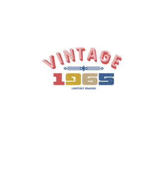 VINTAGE limited 1965 minta fehér pólón