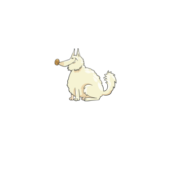 dog_08 minta szürke/fekete pólón