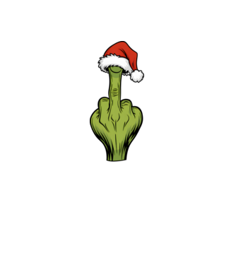 Szeretem a karácsonyi páros pólókat, de én nem Grinch Fekete pólóra minta fehér pólón