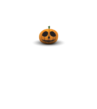 Halloween Tök 2 minta fekete pólón