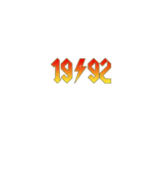 1992 December megszületik egy legenda minta fekete pólón