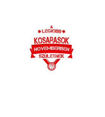 Csillagos legjobb szülinapos kosarasok NOVEMBER minta almazöld pólón