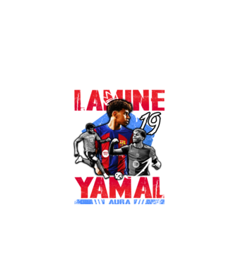 Yamal tribute minta fekete pólón