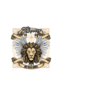 KINGS ARE BORN 2015 - FEBRUÁR minta fehér pólón