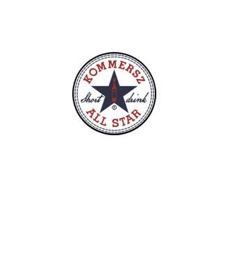 Kommersz all star minta fehér pólón