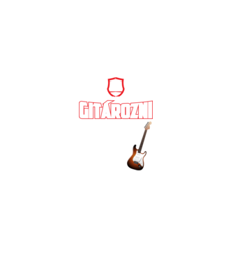 5 dolog, amit majdnem annyira szeretek mint GITÁROZNI minta fekete pólón