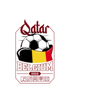 Quatar team belgium minta világoskék pólón