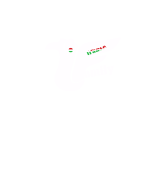 Hungarian Trance Family White logo minta fekete pólón
