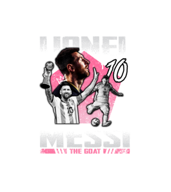 Messi tribute minta fehér pólón