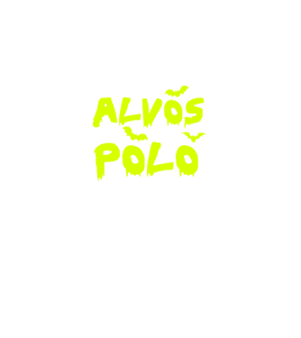 Alvós póló minta fekete pólón