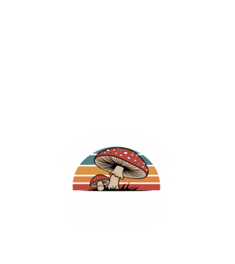 Fungi for fun fekete alap minta fekete pólón