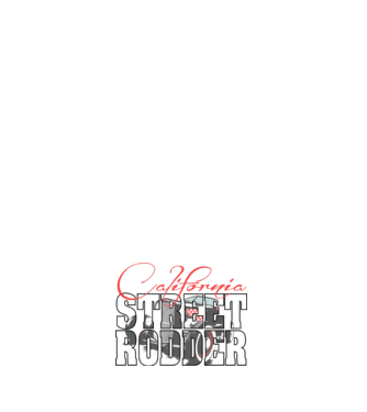 California street rodder minta sötétkék pólón