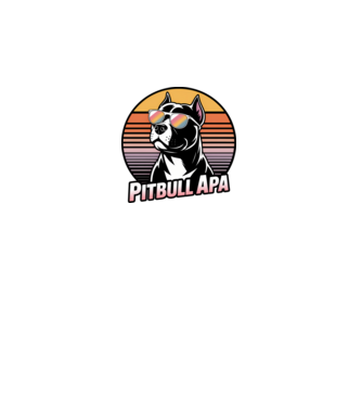 Pitbull Apa minta fekete pólón