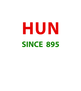 HUN minta fekete pólón