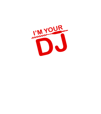 Im your DJ minta fekete pólón