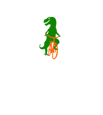 trex bike minta fehér pólón